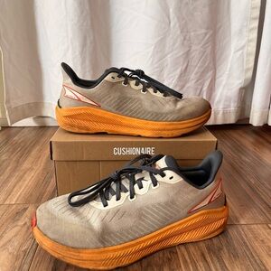 Altra Cream and Orange Athletic Shoes for Performance